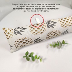 Attaches pour boudin de porte