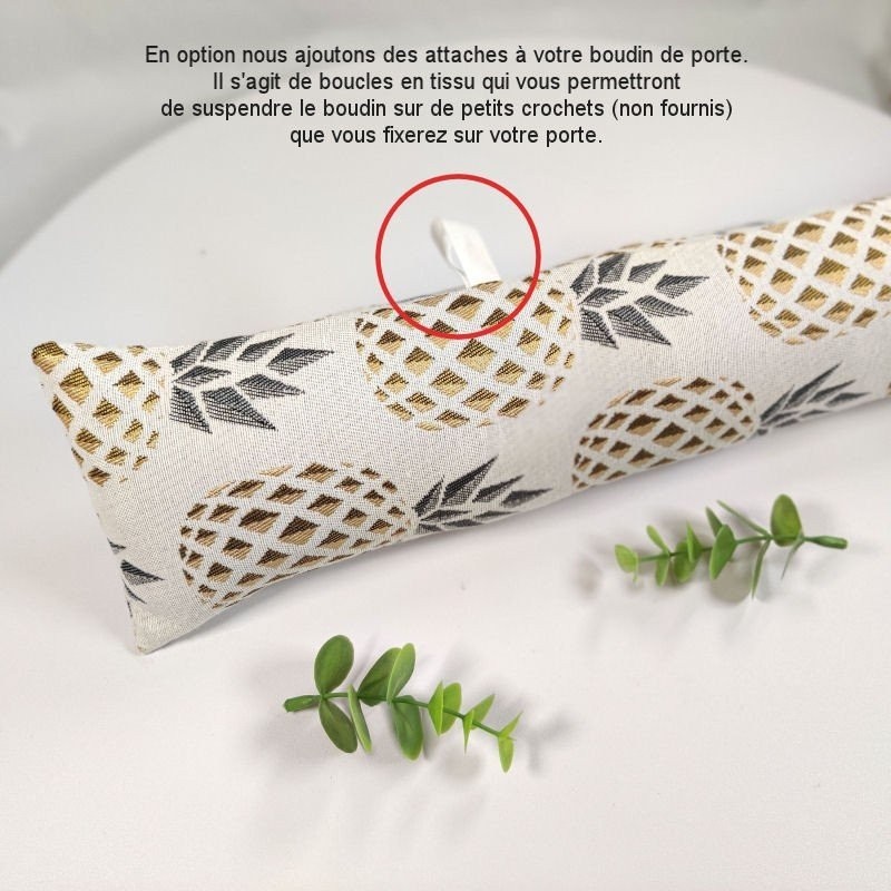 Attaches pour boudin de porte Attaches pour boudin de porte