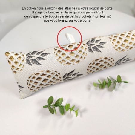 Attaches pour boudin de porte